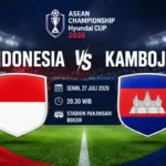 Indonesia vs Kamboja di Piala ASEAN 2026, Ujian Pertama Garuda di Bogor