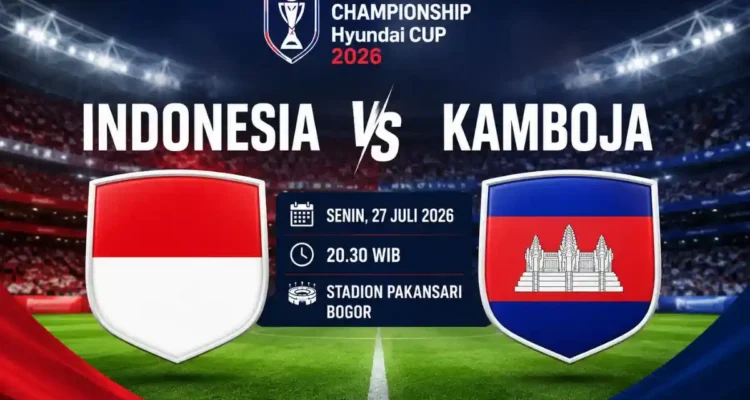 Indonesia vs Kamboja di Piala ASEAN 2026, Ujian Pertama Garuda di Bogor